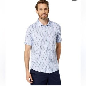 Johnston & Murphy Short Sleeve XC4 Performance Skull Shirt